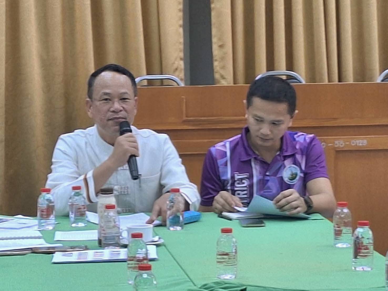 พ.ต.ต.วรเมธ ธรรมจันตา นายก ทต.หงาว อ.เทิง จว.เชียงราย เรียกประชุมเตรียมความพร้อมจัดตั้งศูนย์ปฏิบัติการป้องกันและลดอุบัติเหตุทางถนนช่วง 7 วันอันตราย เทศกาลสงกรานต์ 2569 เนเนย้ำความปลอดภัยประชาชน