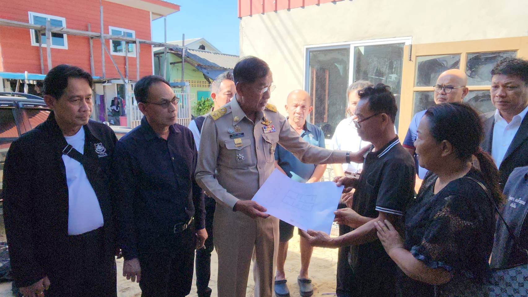 นายกแจ๊ส เดินหน้าสร้างบ้านหลังใหม่ให้ครอบครัว พลทหารวายุ ขวัญเสือ วีรบุรุษทหารกล้า